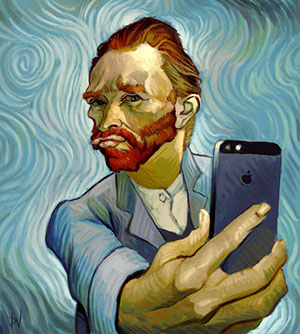 Van Gogh selfie