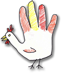 Hand turkey